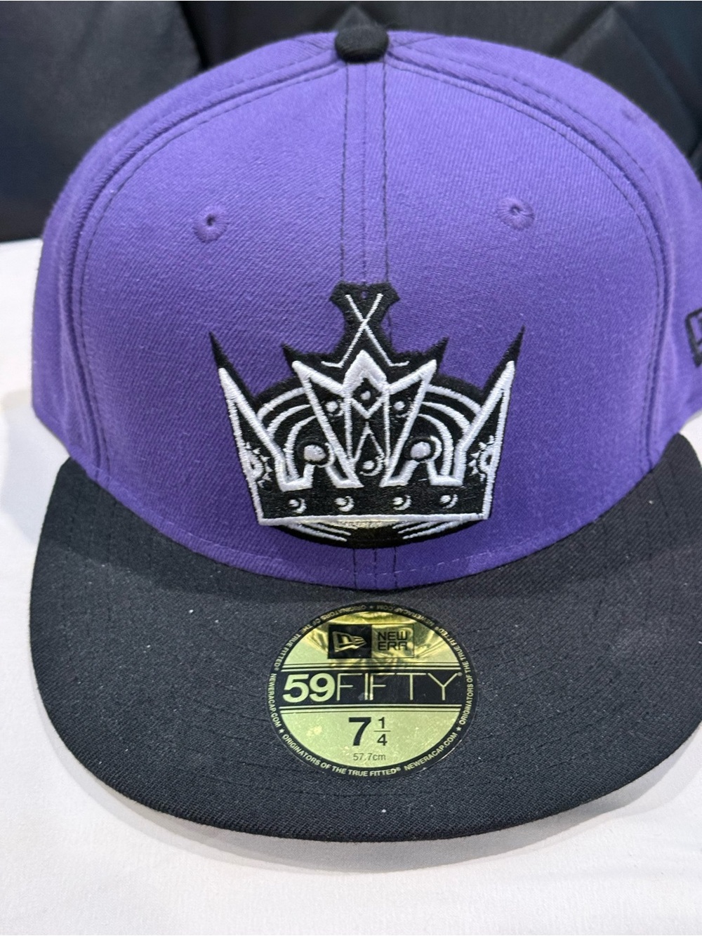 New Era Purple & Black LA Kings 59FIFTY Fitted Hat 7 1/4